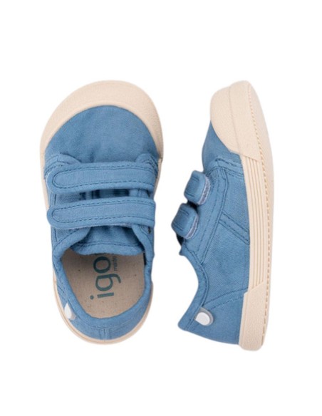Zapatillas de lona barefoot Igor Lona 2V Jeans