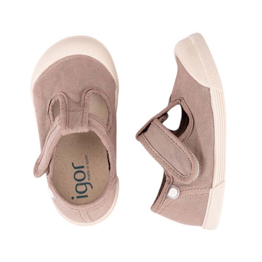 Calzado barefoot de lona Igor Pepito Cacao
