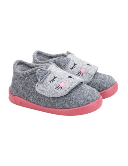 Zapatillas de casa resptuosas Igor Miau Gris