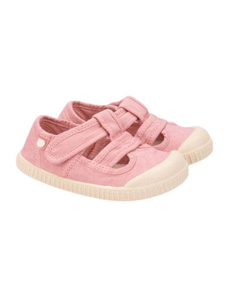 Sandalias barefoot de lona Igor Wide Berri Rosa