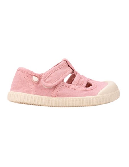 Sandalias barefoot de lona Igor Wide Berri Rosa