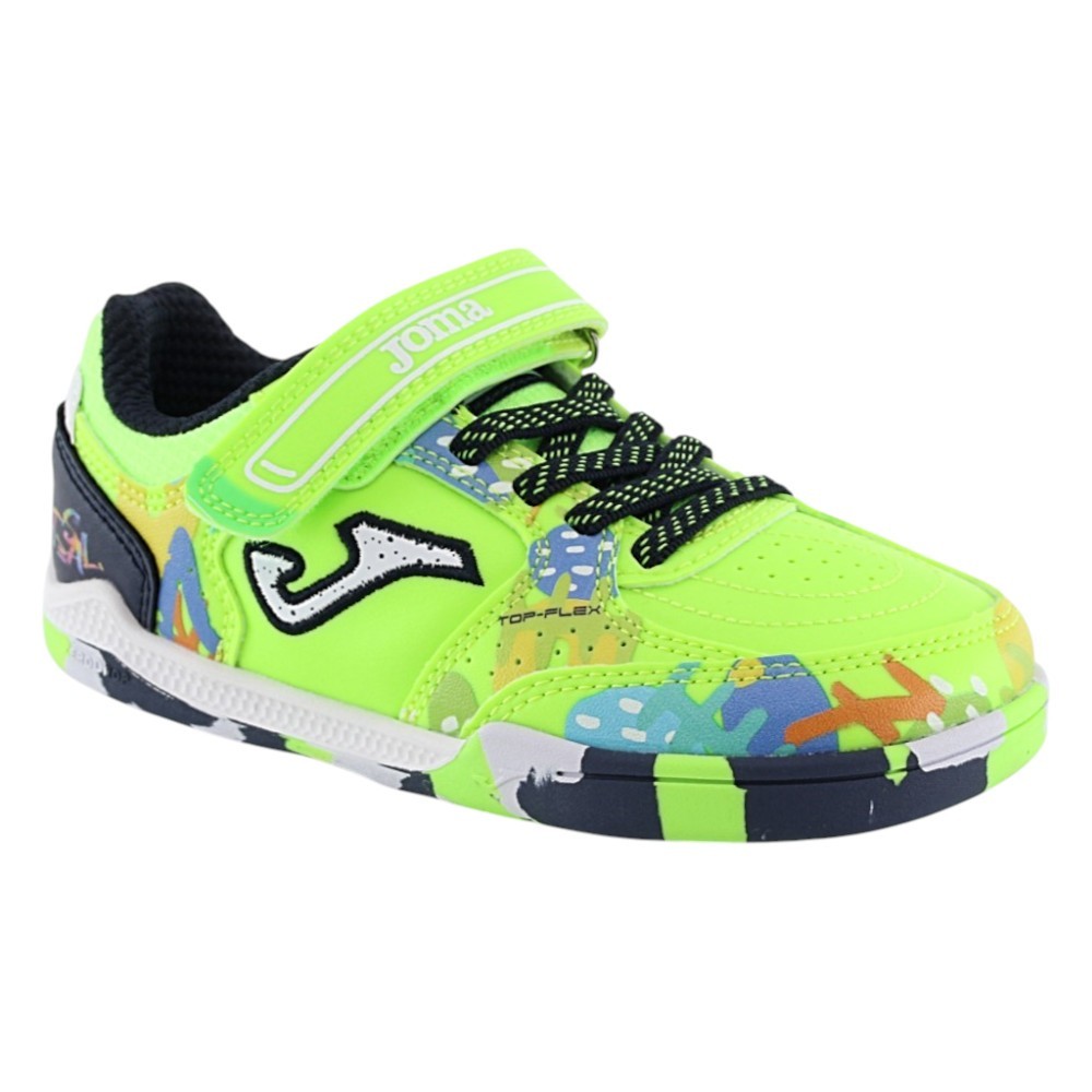 Zapatillas de futbol sala barefoot Joma Top Flex Verde Flúor