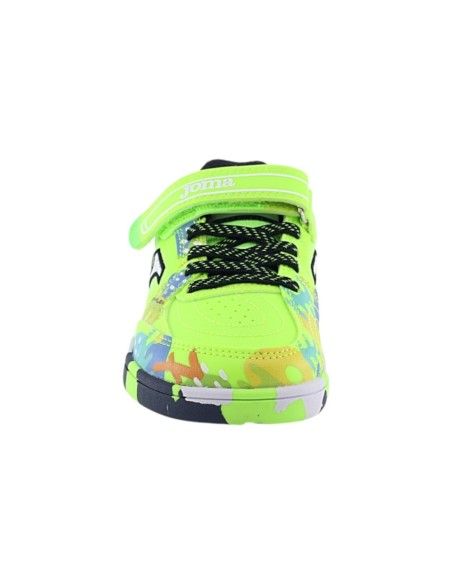 Zapatillas de futbol sala barefoot Joma Top Flex Verde Flúor