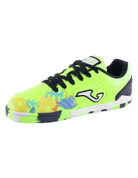 Zapatillas de futbol sala barefoot Joma Top Flex Verde Flúor c