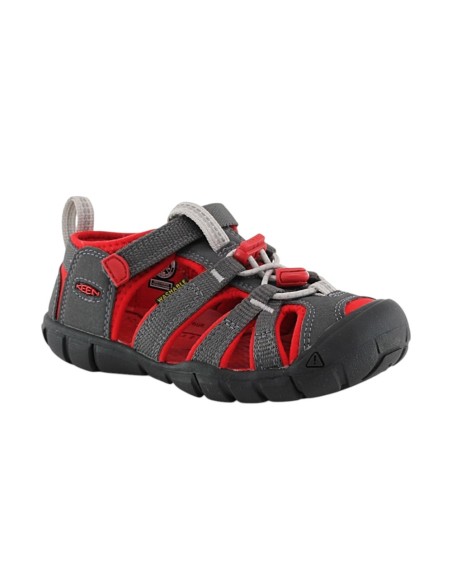Sandalias Keen Seacamp II CNX Gris-Rojo