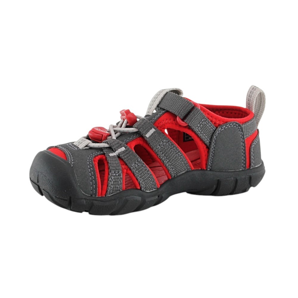 Sandalias Keen Seacamp II CNX Gris-Rojo