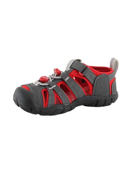 Sandalias Keen Seacamp II CNX Gris-Rojo