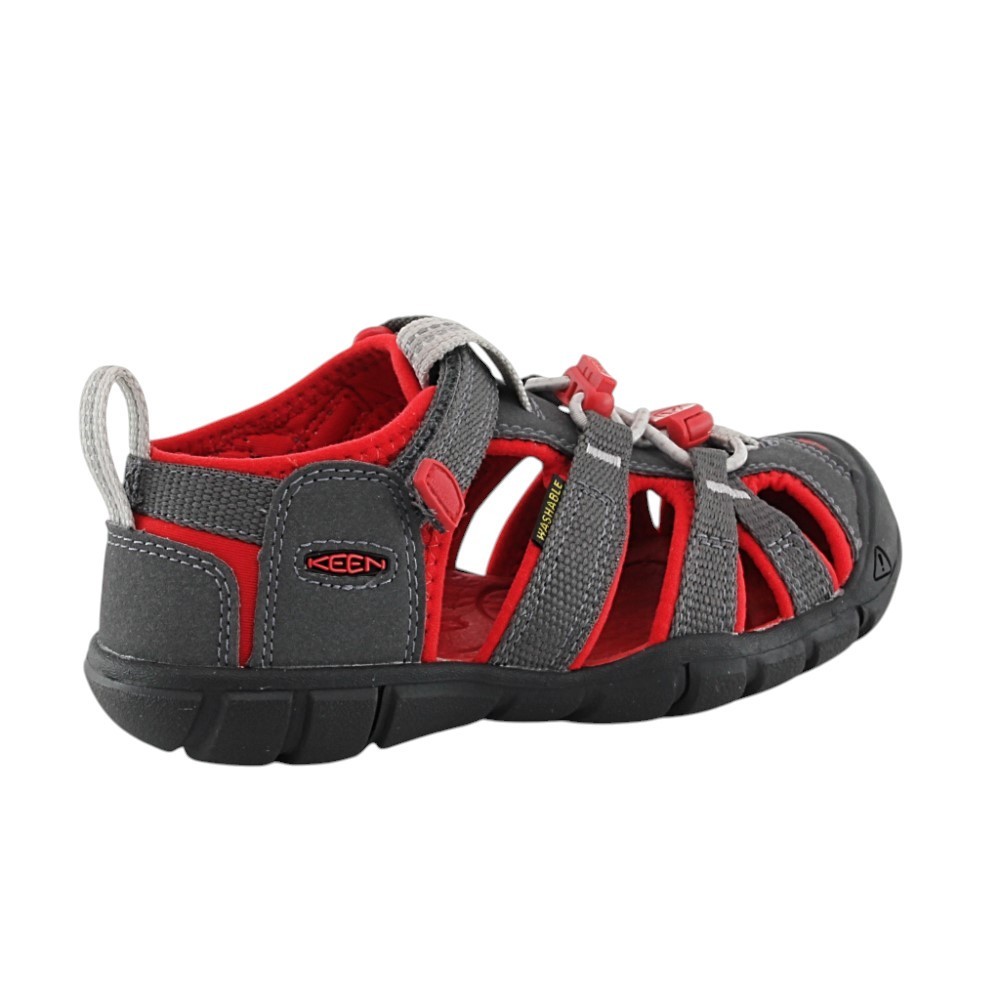 Sandalias Keen Seacamp II CNX Gris-Rojo