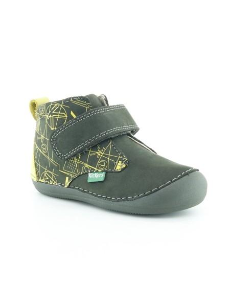 Zapatos Kickers Sabio Verde-Lima