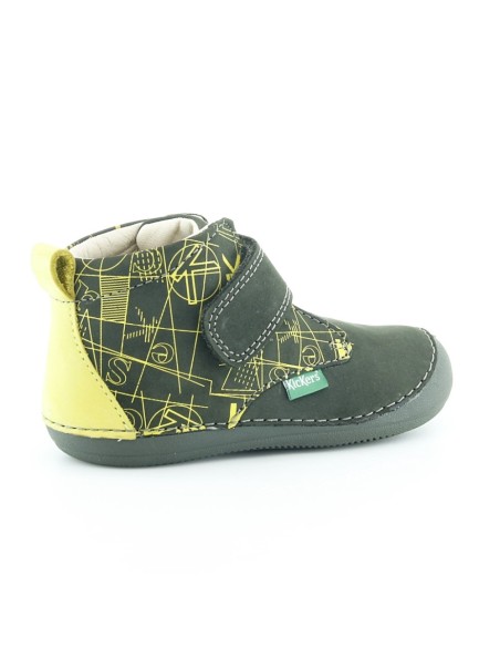 Zapatos Kickers Sabio Verde-Lima