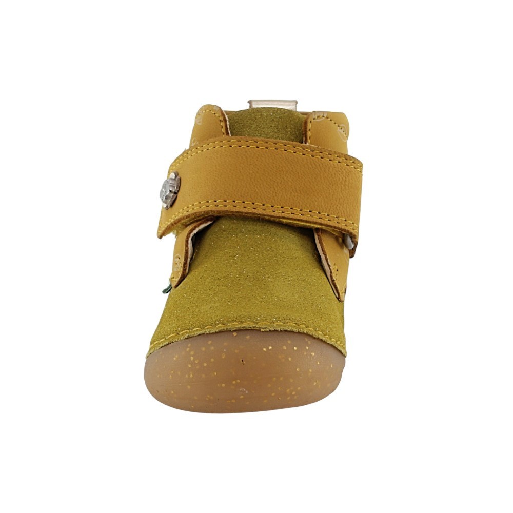 Botines Kickers Sabio Amarillo Serigrafiado