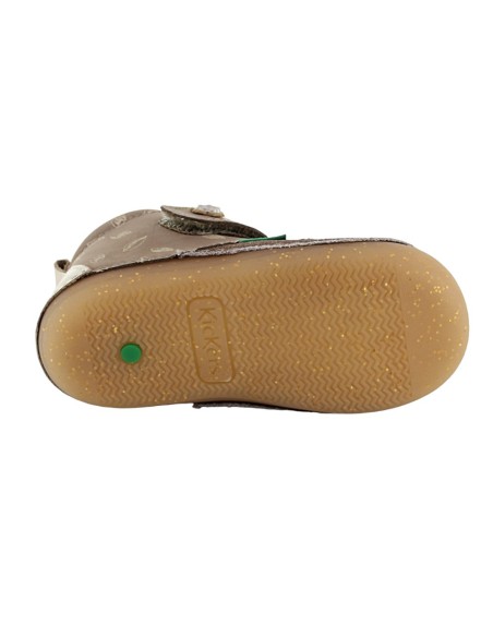 Botines Kickers Sabio Beige Serigrafiado