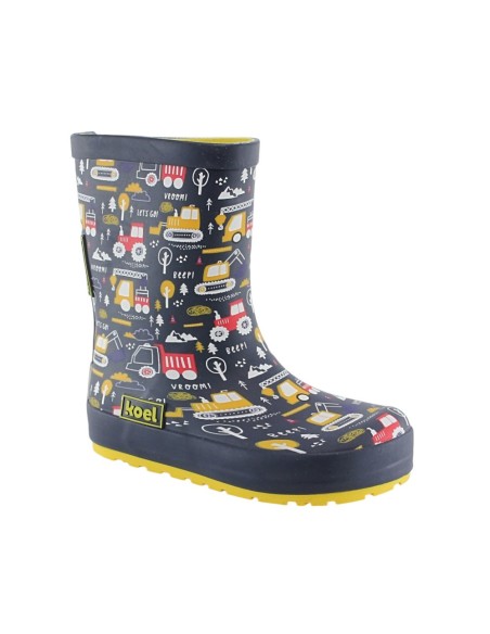 Botas de agua BAREFOOT Koel Wellie Trator Azul