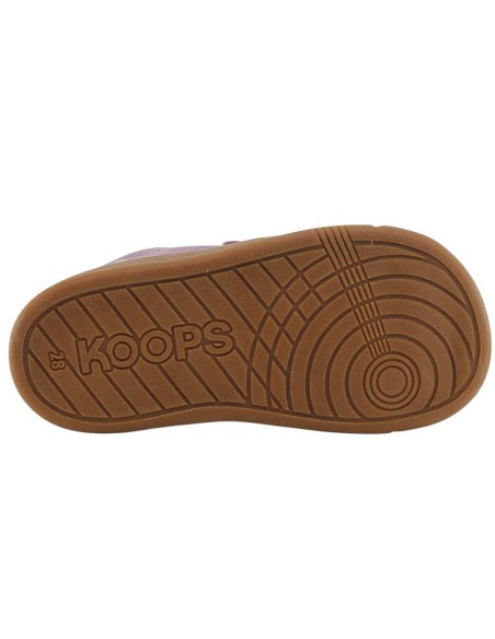 Calzado barefoot Koops lona Morna Morado