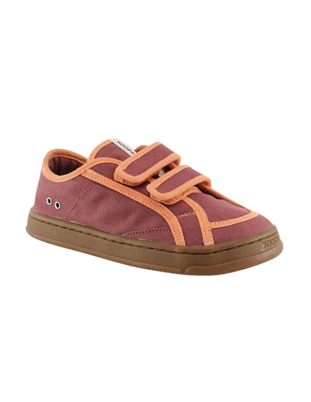 Calzado barefoot Koops lona Morna Rojo
