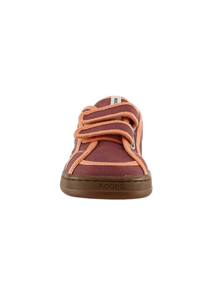 Calzado barefoot Koops lona Morna Rojo