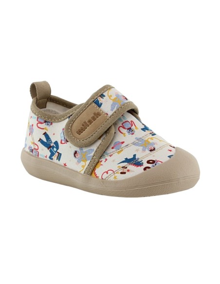 Zapatillas respetuosas Milash Fun Cotton Blanco Multi
