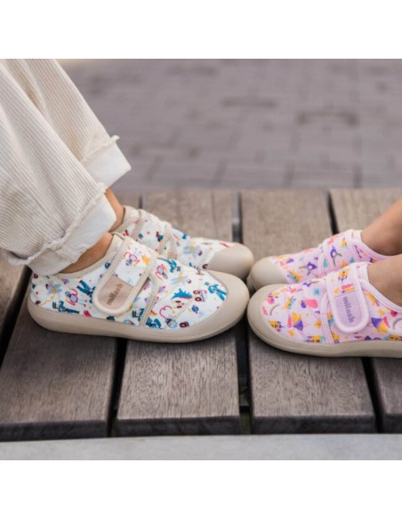 Zapatillas respetuosas Milash Fun Cotton Blanco Multi