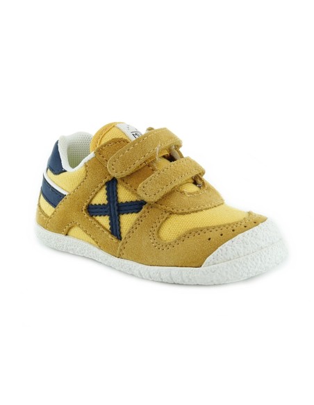 Zapatillas Munich Baby Goal Amarillo