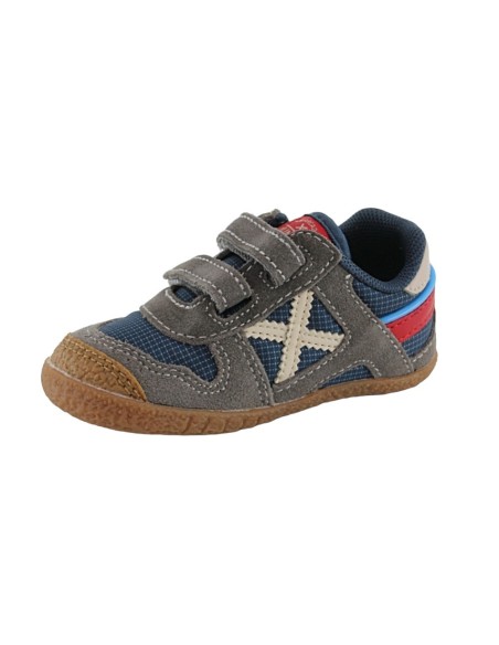 Zapatillas Munich Moda Baby Goal Azul