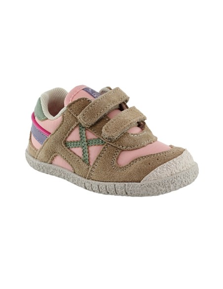 Zapatillas Munich Moda Baby Goal Rosa