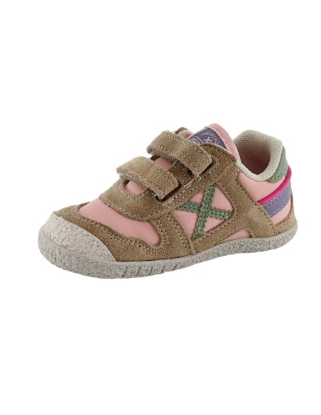 Zapatillas Munich Moda Baby Goal Rosa