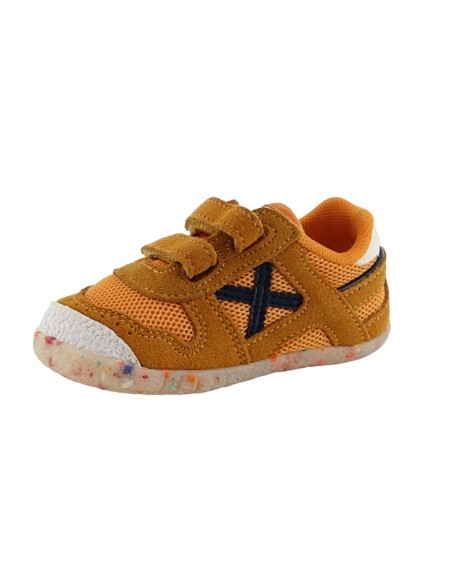 Zapatillas Munich Baby Goal Mostaza