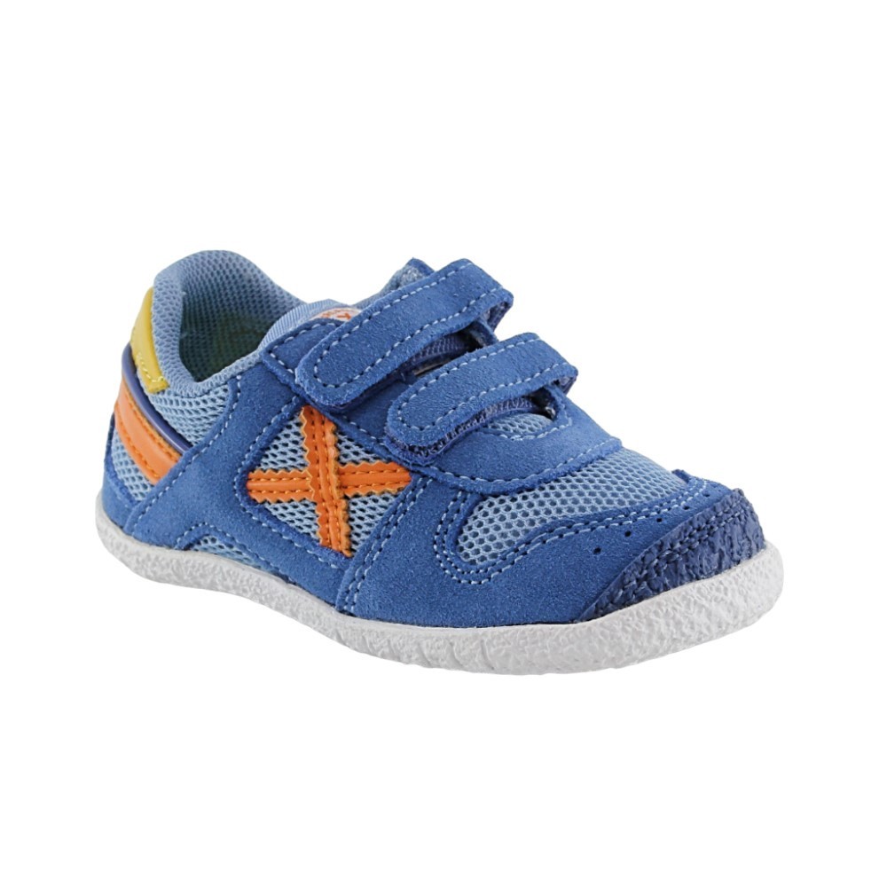 Zapatillas Munich Baby Goal Jeans-Naranja