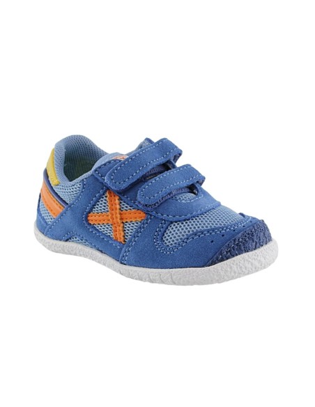 Zapatillas Munich Baby Goal Jeans-Naranja