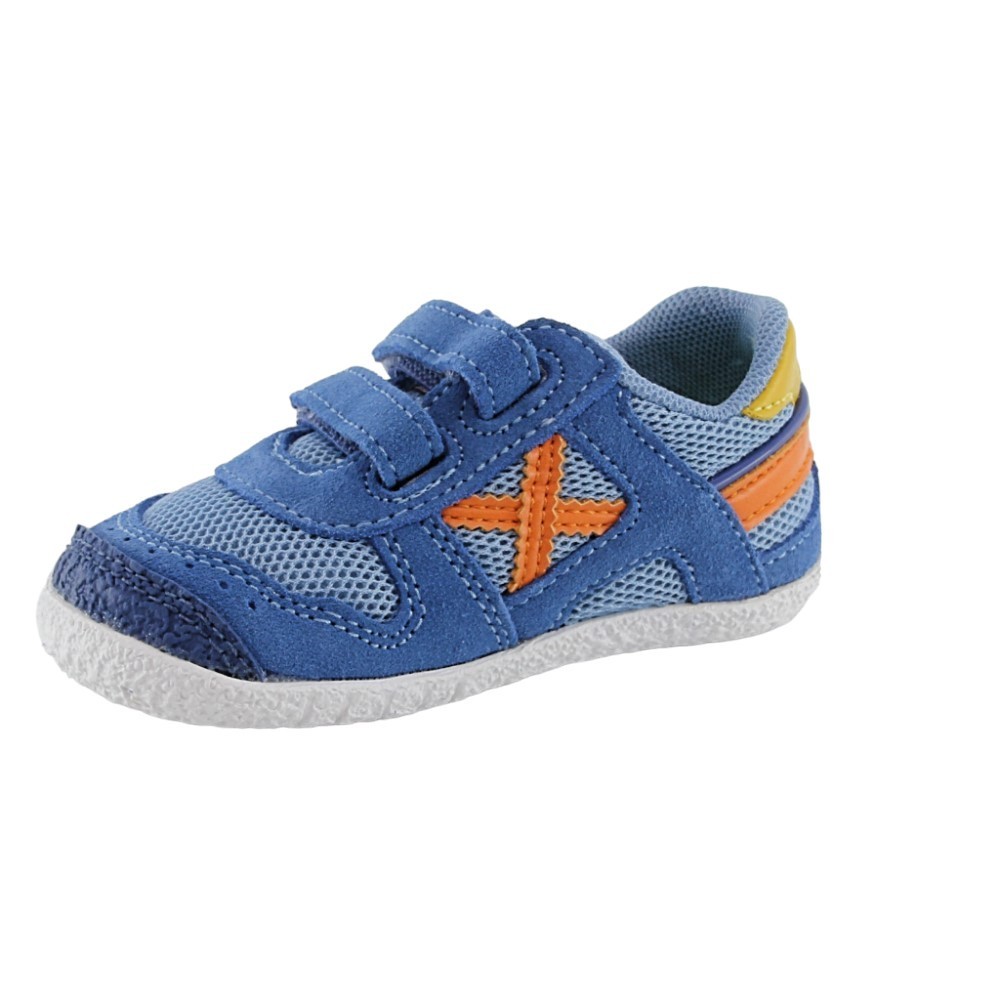 Zapatillas Munich Baby Goal Jeans-Naranja