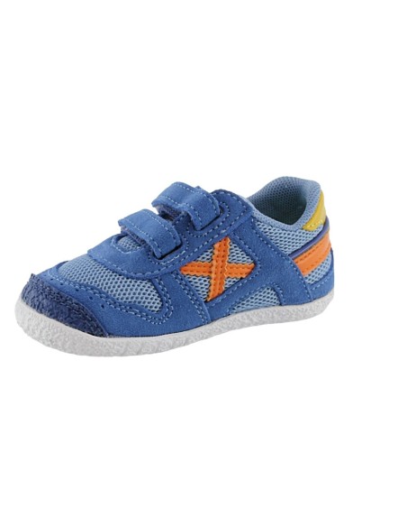 Zapatillas Munich Baby Goal Jeans-Naranja