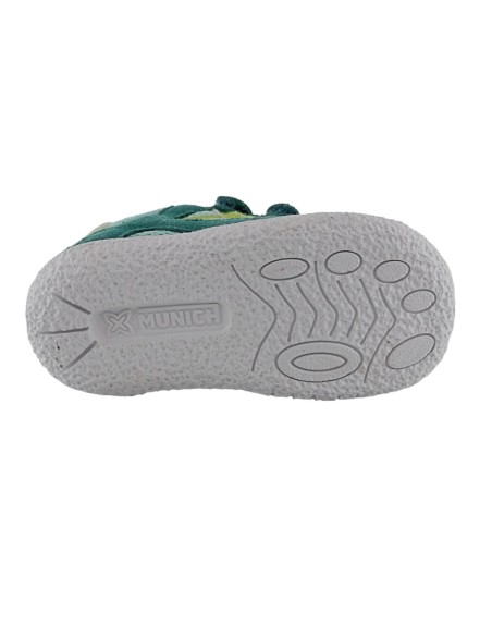 Zapatillas Munich Baby Goal Turquesa