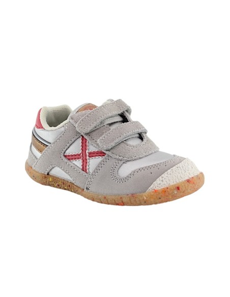Zapatillas Munich Moda Goal Plateado