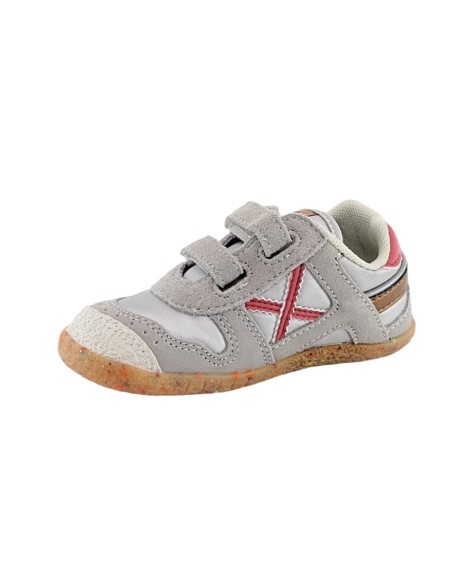 Zapatillas Munich Moda Goal Plateado