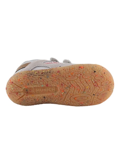 Zapatillas Munich Moda Goal Plateado