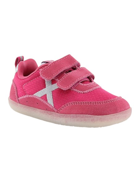 Zapatillas Munich BAREFOOT Baby Koda Fucsia