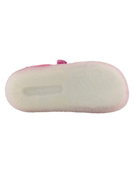 Zapatillas Munich BAREFOOT Baby Koda Fucsia