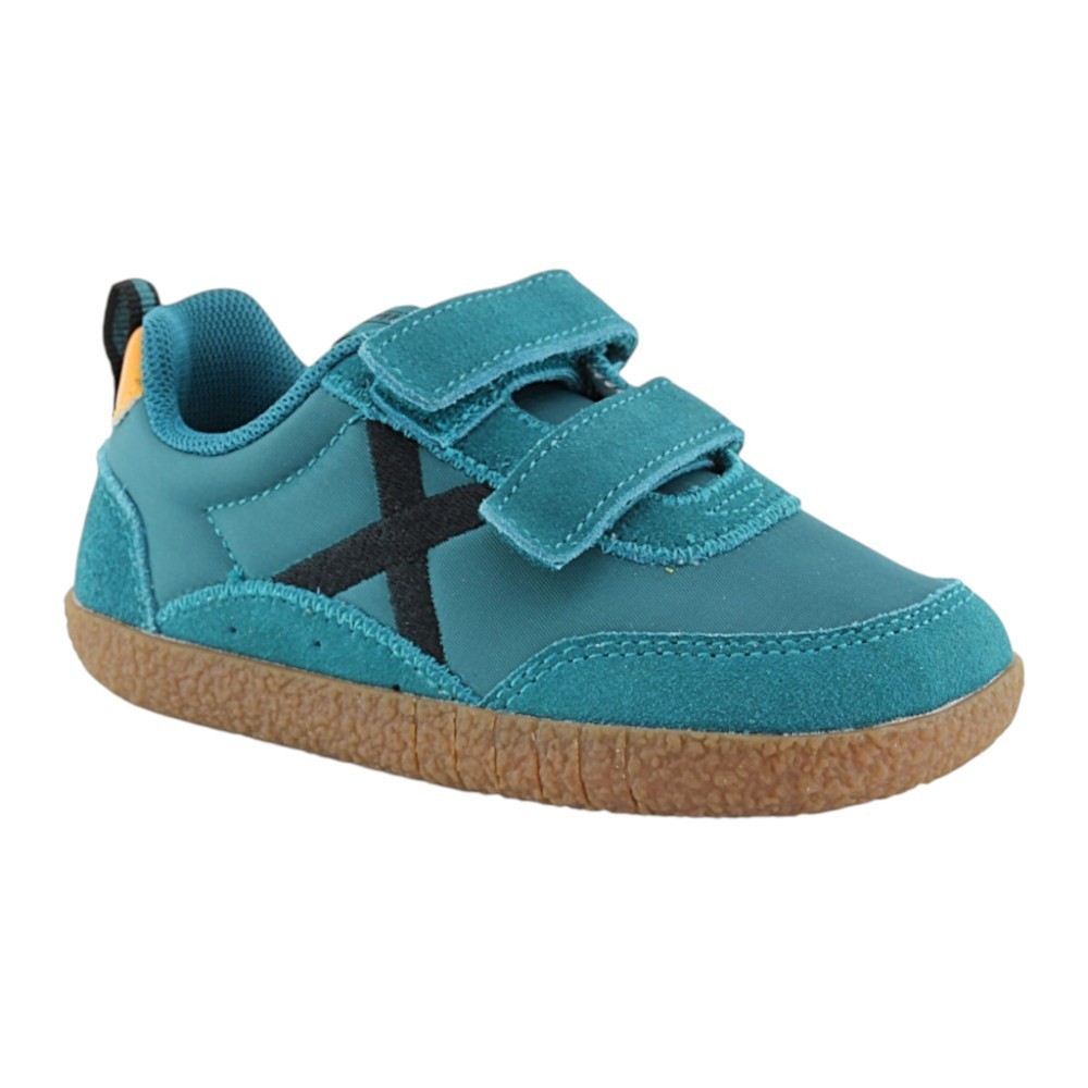 Zapatillas BAREFOOT Munich Baby Koda Verde Turquesa