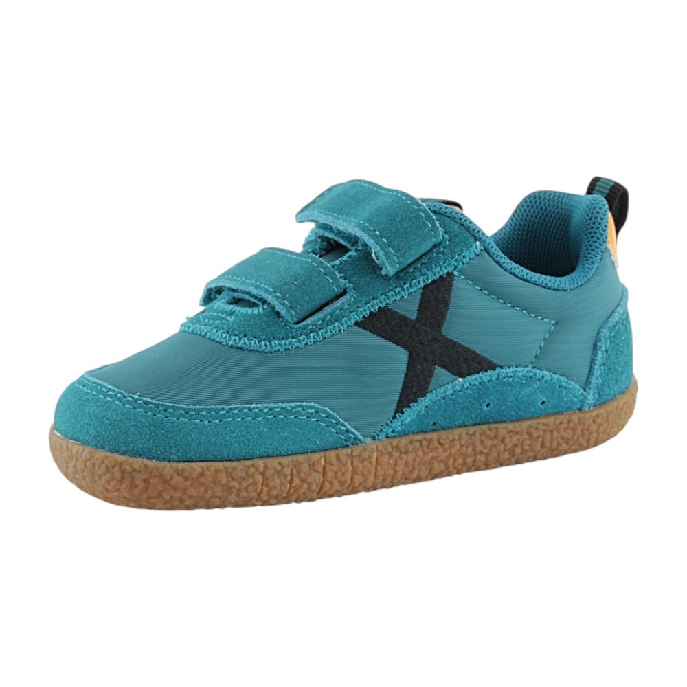 Zapatillas BAREFOOT Munich Baby Koda Verde Turquesa