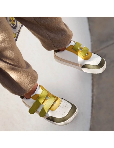 Zapatos barefoot veganos Muris Petra Verde Lima