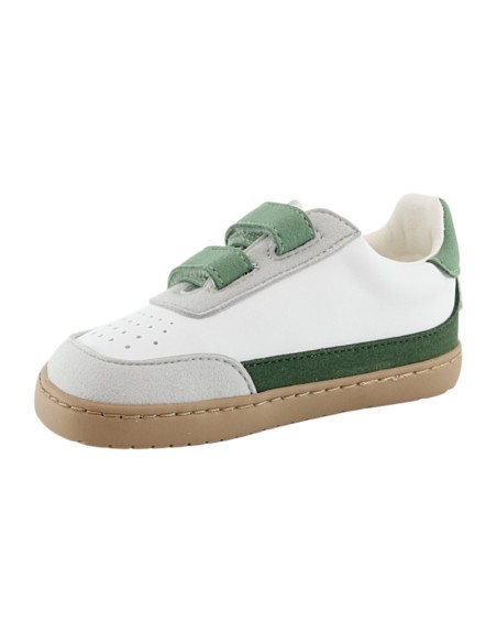 Zapatos veganos barefoot Muris Petra Mini Forest Green