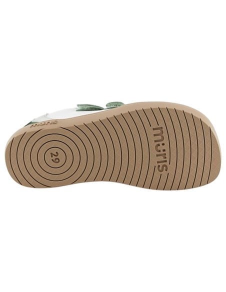 Zapatos veganos barefoot Muris Petra Junor Forest Green