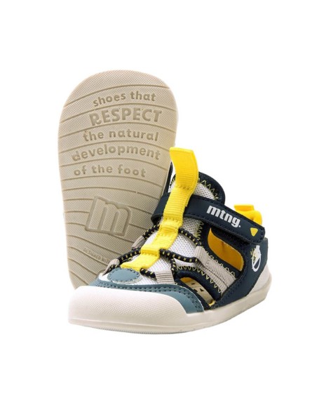 Sandalias respetuosas cerradas Mustan Free Azul