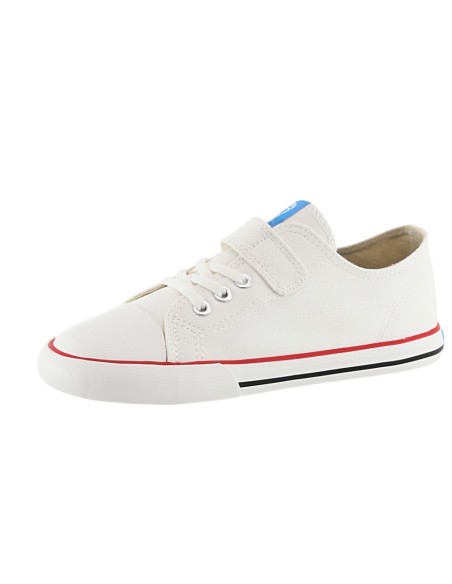 Zapatillas de lona respetuosas Mustang free Blanco
