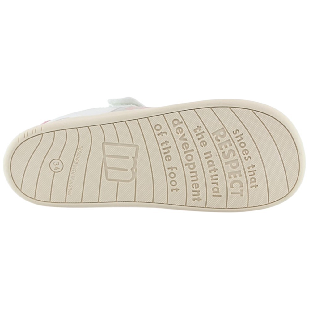 Zapatillas barefoot Mustang Free Blanco-Rosa
