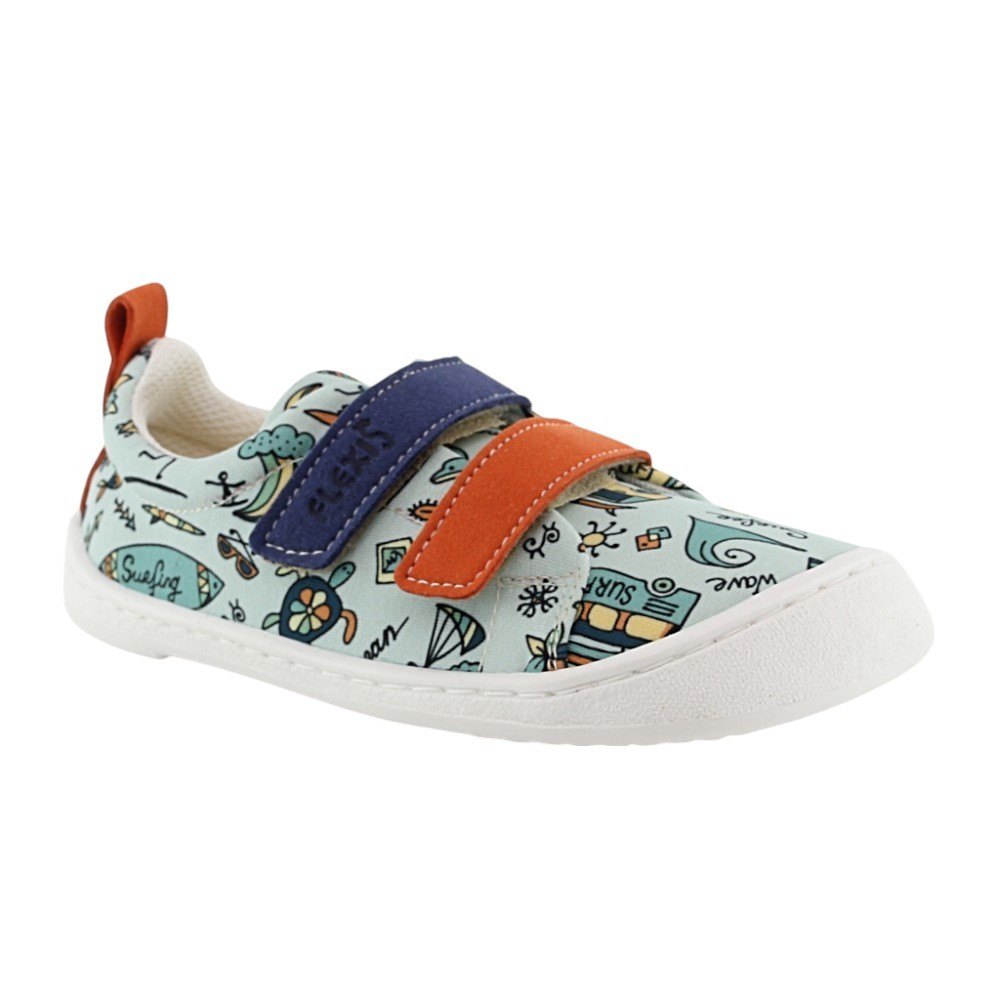 Zapatillas barefoot Flexi Nens 9110-R Surf Verde