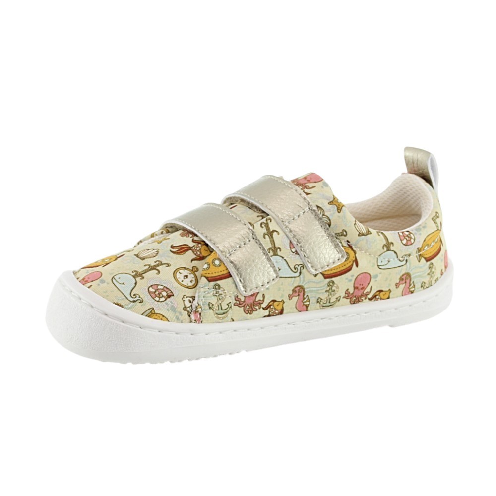 Calzado barefoot de lona Flexi Nens 9110-R Mar Multicolor