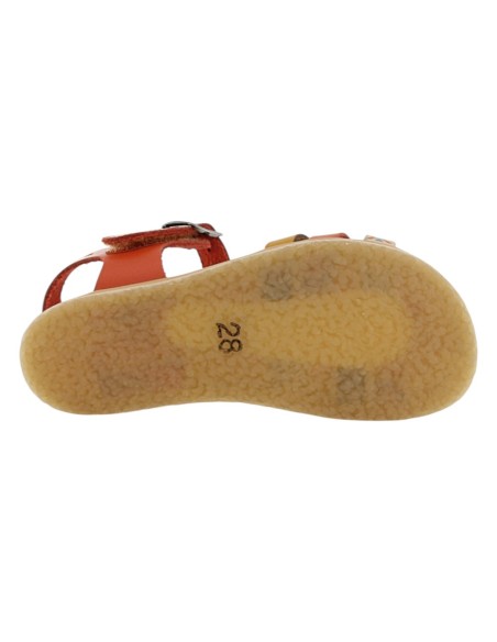 Sandalias Barefoot Flexi Nens 5126-PR suela Prime Multi Naranja