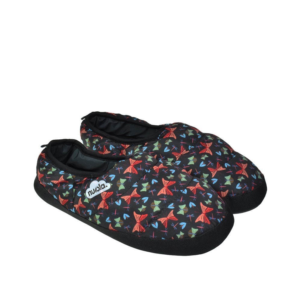Zapatillas de casa Nuvola Printed Farfall Negro