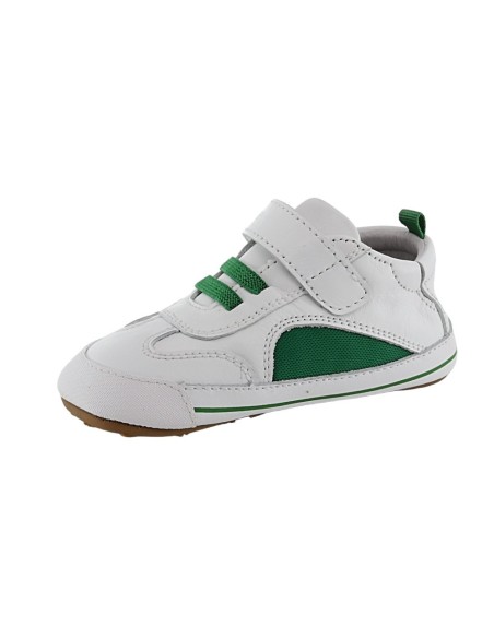 Calzado respetuoso Old Soles Meshy Blanco-Verde